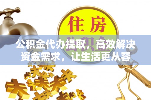 晋安公积金代办提取，高效解决资金需求，让生活更从容