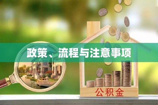 晋安政策、流程与注意事项