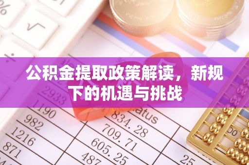 晋安公积金提取政策解读，新规下的机遇与挑战