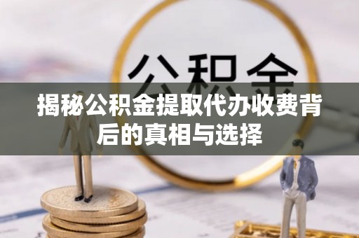 晋安揭秘公积金提取代办收费背后的真相与选择