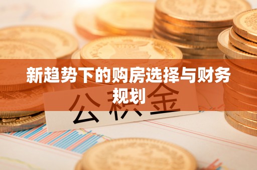 晋安新趋势下的购房选择与财务规划