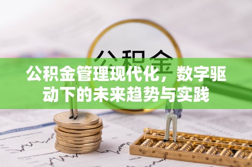 晋安公积金管理现代化，数字驱动下的未来趋势与实践