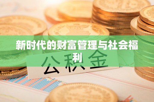 晋安新时代的财富管理与社会福利
