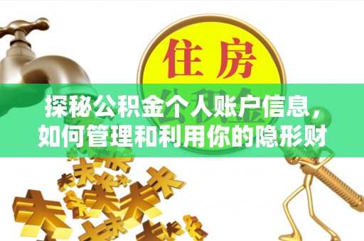 晋安探秘公积金个人账户信息，如何管理和利用你的隐形财富
