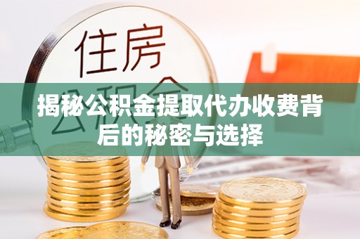 晋安揭秘公积金提取代办收费背后的秘密与选择