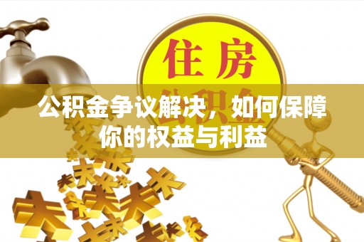 晋安公积金争议解决，如何保障你的权益与利益