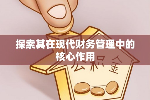 晋安探索其在现代财务管理中的核心作用