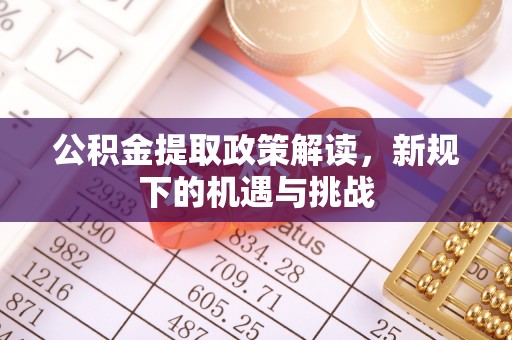 晋安公积金提取政策解读，新规下的机遇与挑战