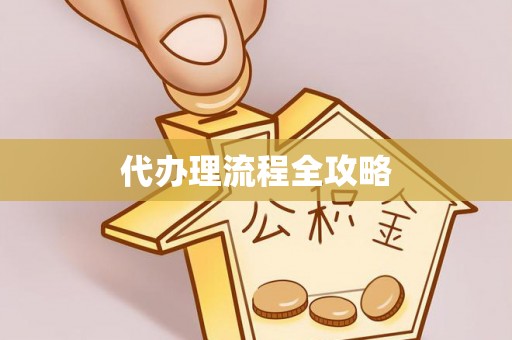 晋安代办理流程全攻略