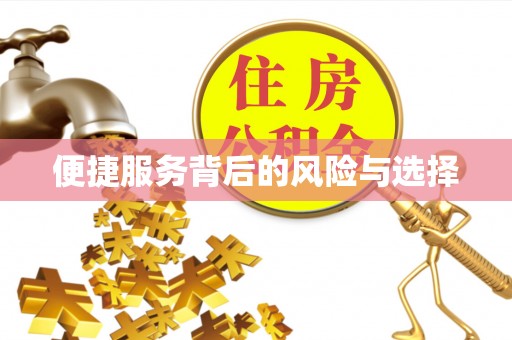 晋安便捷服务背后的风险与选择