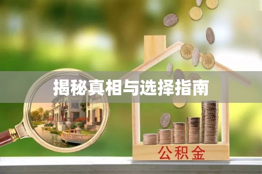 晋安揭秘真相与选择指南