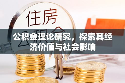 晋安公积金理论研究，探索其经济价值与社会影响