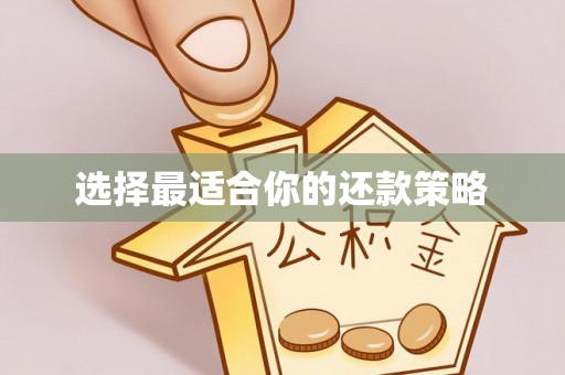 晋安选择最适合你的还款策略