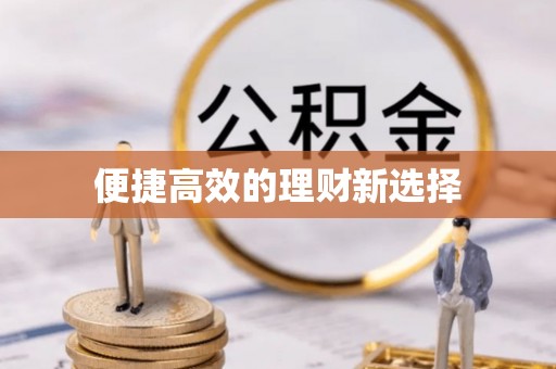 晋安便捷高效的理财新选择