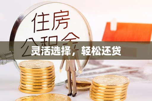 晋安灵活选择，轻松还贷