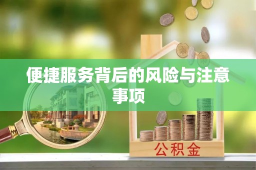 晋安便捷服务背后的风险与注意事项